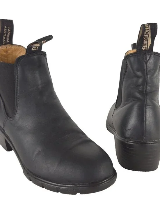 Blundstone 067 Chisel Toe Dress Boots US 7 EU 37 Womens Black $220 - Picture 2 of 9